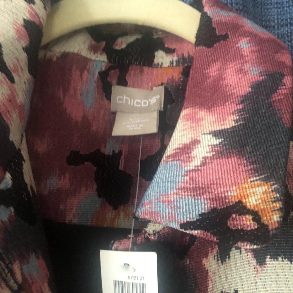 Multi-Colored IKAT Topper Jacket - Picture 4 of 7